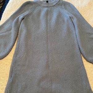 Ann Taylor blue sweater dress